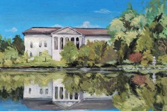 Buffalo History Museum, Gouache on Paper